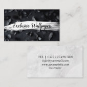 Carte De Visite Exclusive Handmade Luxury Wallpapers (Devant / Derrière)