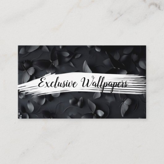 Carte De Visite Exclusive Handmade Luxury Wallpapers (Devant)