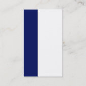 Carte De Visite Exclusive Spécial Bleu Blanc Privé Unique (Dos)