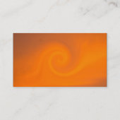 Carte De Visite Exclusive Spéciale Plain Orange Moderne tendance (Dos)