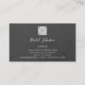 Carte De Visite Exécuter entraîneur sportif instructeur de logo de (Dos)