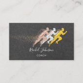 Carte De Visite Exécuter entraîneur sportif instructeur de logo de (Devant)