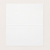 Carte De Visite exécutif | Bordure double or | Draperie soie (Intérieur déplié)