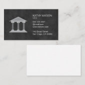 Carte De Visite exécutif | Consultant | Droit des avocats | Cour (Devant / Derrière)