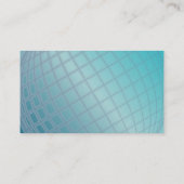 Carte De Visite Exécutif élégant de femme internationale de globe (Dos)