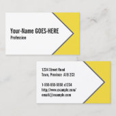 Carte de visite exécutif élégant et moderne (Devant / Derrière)