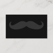 Carte De Visite Exécutif Moustache sombre (Dos)