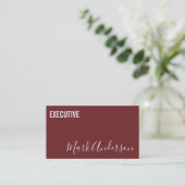 Carte De Visite exécutif | Série Signature (Debout devant)