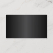 Carte De Visite Executive Classic Noir Monogramme (Dos)