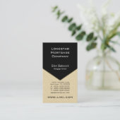 Carte de visite Executive Edge, Champagne (Debout devant)