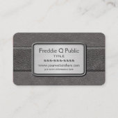 Carte De Visite Executive Grey (Devant)