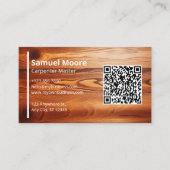 Carte De Visite Exemple de conception de code QR professionnel de (Devant)