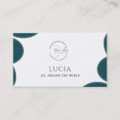 Carte De Visite Exemple de verdure moderne (Devant)