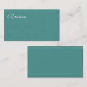 Carte De Visite Exemple d'entreprise (Devant / Derrière)