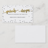 Carte De Visite Exemple fait sur commande de logo d'affaires (Devant / Derrière)