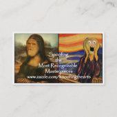 Carte De Visite Exemple pour créer votre propre (Dos)