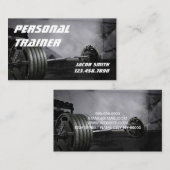 Carte De Visite Exercice d'entraînement personnel Salle de gym (Devant / Derrière)
