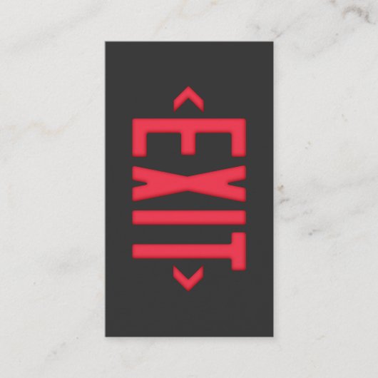 CARTE DE VISITE EXIT (Devant)