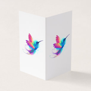 Carte De Visite Exotic Rainbow Hummingbird