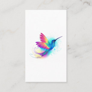Carte De Visite Exotic Rainbow Hummingbird