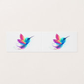 Carte De Visite Exotic Rainbow Hummingbird (Extérieur déplié)