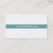 Carte de visite exotique d'animaux familiers (Dos)