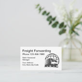 Carte De Visite Expédition de fret (Debout devant)