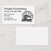 Carte De Visite Expédition de fret (Devant / Derrière)