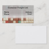 Carte De Visite Expédition et fret de récipient (Devant / Derrière)