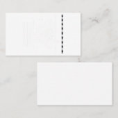 Carte De Visite Expérience de double fente physique passionné de p (Devant / Derrière)