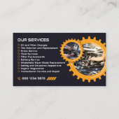 Carte De Visite Expert Auto Repair, Car Service, Mechanic & Garage (Dos)