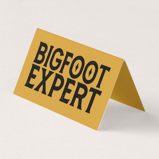 Carte De Visite Expert Bigfoot (Devant)