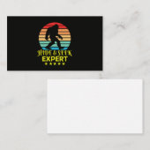 Carte De Visite Expert Bigfoot Cache-Cache Drôle (Devant / Derrière)