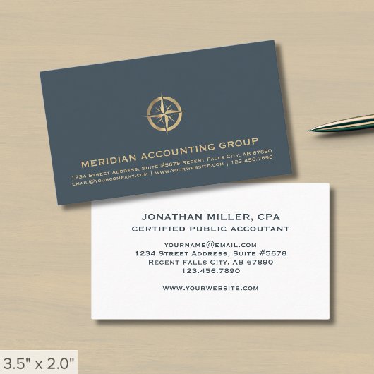 Carte De Visite Expert comptable CPA