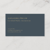 Carte De Visite Expert comptable en finances fiscales (Devant)