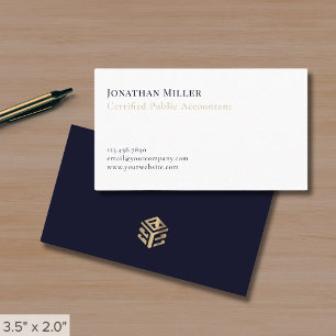 Carte De Visite Expert-comptable minimaliste moderne