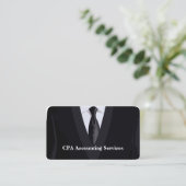 Carte De Visite Expert-comptable moderne (Debout devant)