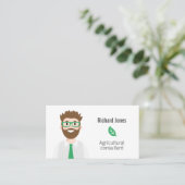 Carte De Visite Expert-conseil agricole personnalisé Avatar (Debout devant)
