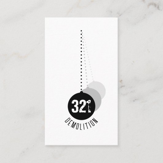 Carte de visite expert de démolition v2 (Devant)