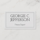 Carte de visite expert en conditionnement physique (Devant)