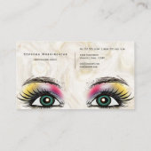 Carte De Visite Expert en consultation de beauté pour extensions d (Dos)