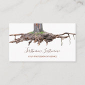 Carte De Visite Expert en enlèvement des racines et excavation des (Devant)