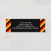 Carte de visite expert en langue allemande (Dos)