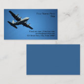 Carte De Visite Expert en matière d'aviation (Devant / Derrière)