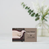 Carte De Visite Expert en matière de tapisserie d'ameublement, (Debout devant)