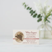 Carte De Visite Expert en matière de vin (Debout devant)