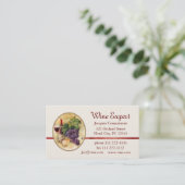 Carte De Visite Expert en matière de vin (Debout devant)
