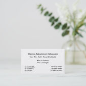 Carte De Visite Expert en Règlement de Sinistres Simple (Debout devant)