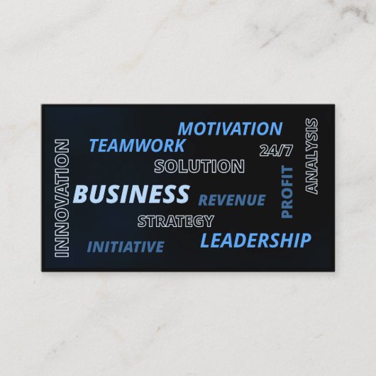 Carte De Visite Expert en solutions d'affaires de gestion de proje (Devant)