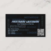 Carte De Visite Expert en solutions métier de gestion de projet (Dos)